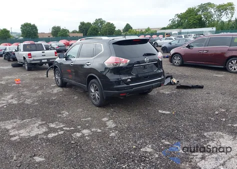 2016 Nissan Rogue Sl из США, поврежденный, VIN 5N1AT2MV8GC758606